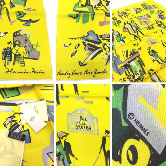 HERMES Vintage Silk Scarf - Picture 2 of 2